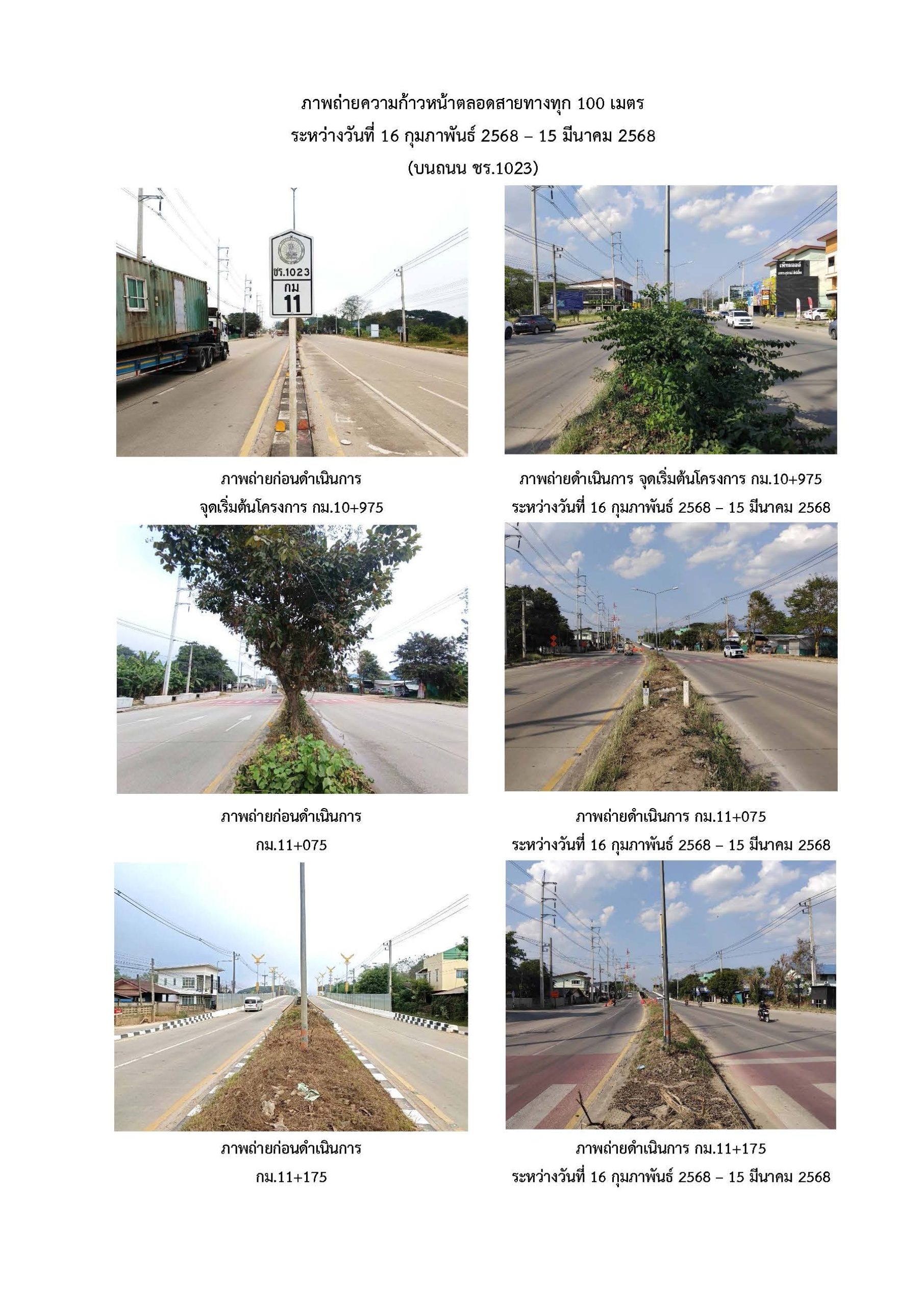 ภาพความก้าวหน้า มีนาคม 2568